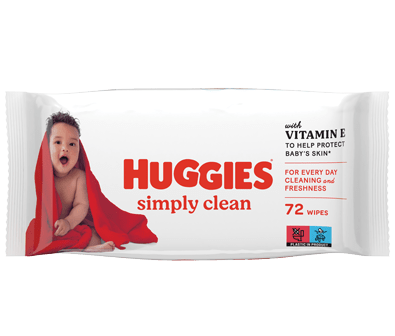 Вологі серветки Huggies Simply Clean 