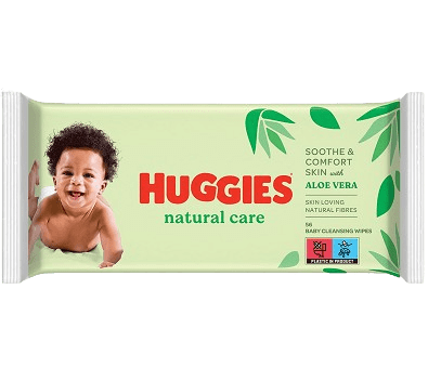Дитячі вологі серветки Huggies Natural Care 