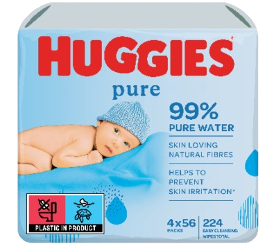 Дитячі вологі серветки Huggies Pure