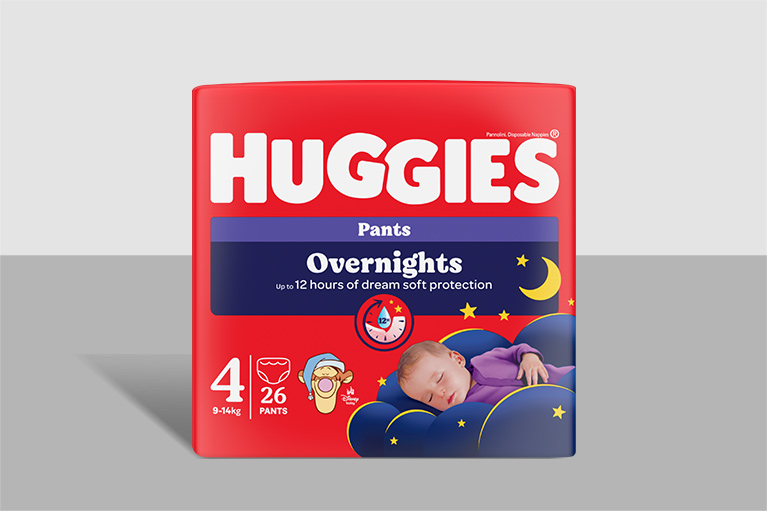 ПІДГУЗКИ - ТРУСИКИ НІЧНІ HUGGIES® Overnights | Huggies® UA